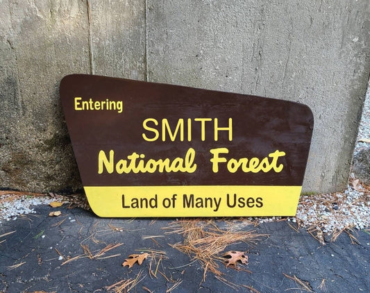 36" CARVED CUSTOM TEXT White Mountain National Forest Sign | New Hampshire Art | Wooden Sign | Nature Decor | Gift for Hiker