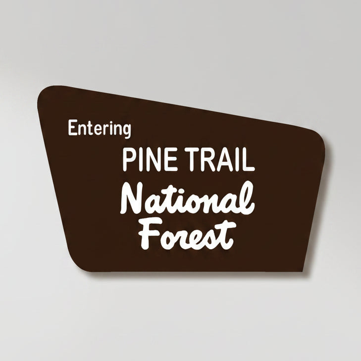Personalized White Mountain National Forest Sign Style 2