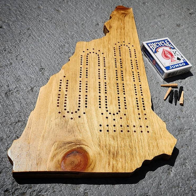 2 Track New Hampshire Cribbage Board