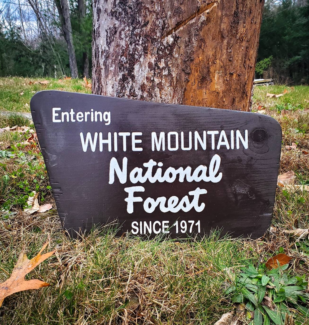 Replica Belknap Mountain White Mountain National Forest Sign, New Hampshire Art, Large Wooden Sign, Nature Decor, Gift for Hikers