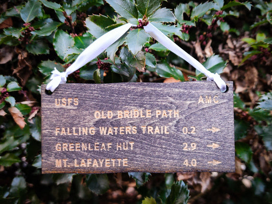 Ornament | Old Bridle | Gift Tag | Christmas | Gift for Hiker | Camping | Wood Art | Hiking Trail
