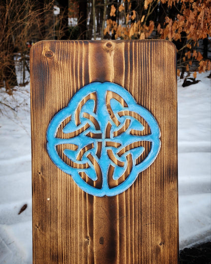 Viking Style Chair | Rustic Camp Chair | Personalized | Engraved Wooden Chair | Handmade