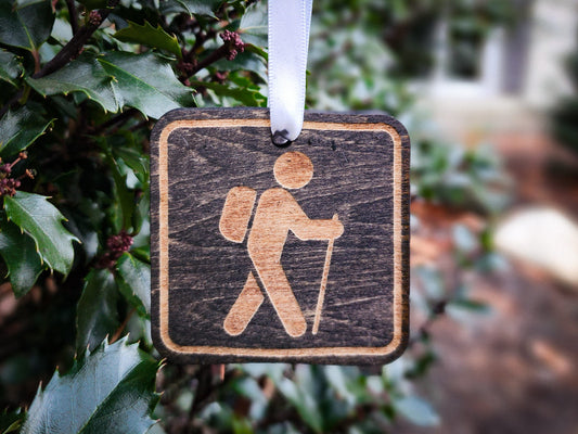 Hiker Ornament