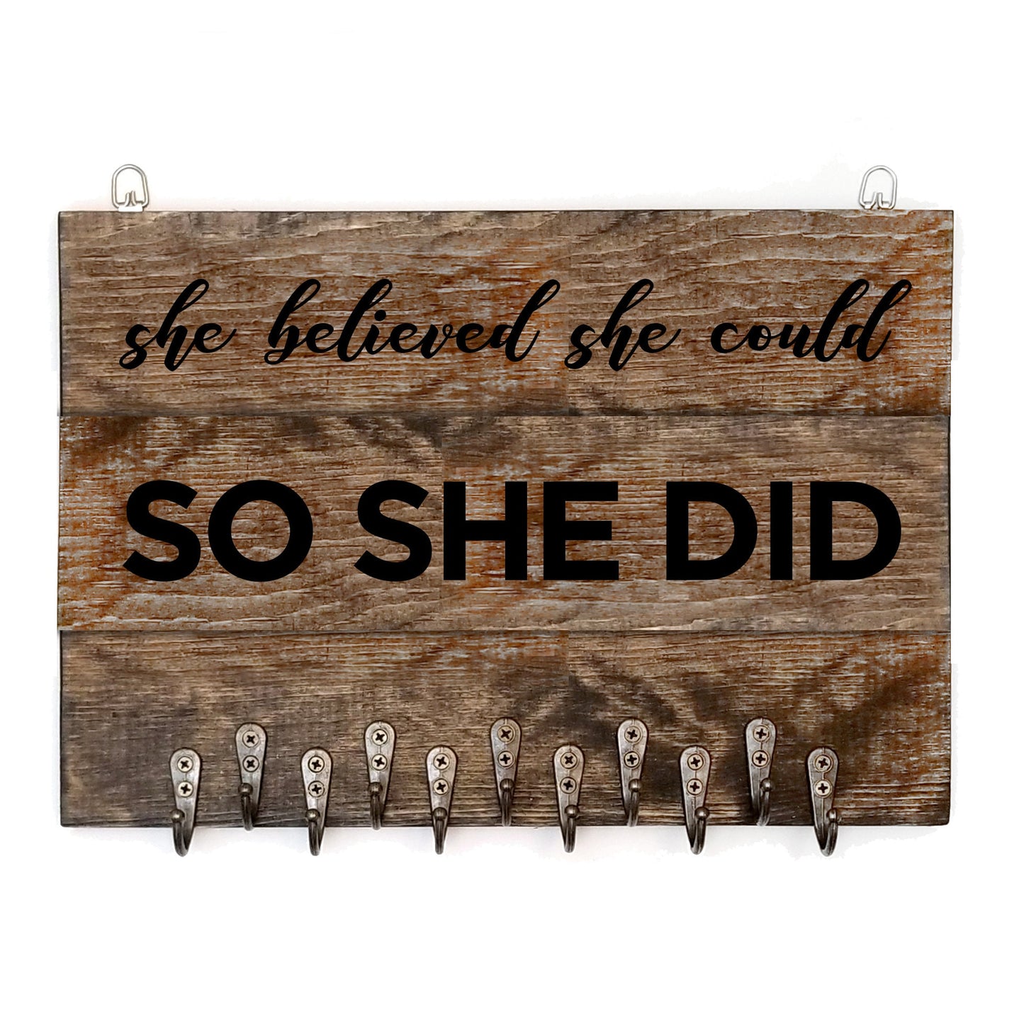 She Believed She Could Medal Display
