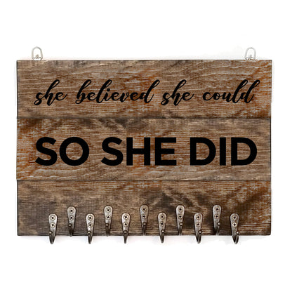 She Believed She Could Medal Display