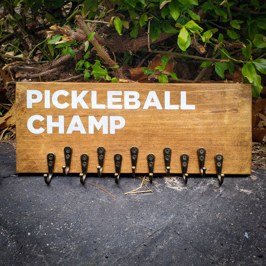 Pickleball Champ Medal Display