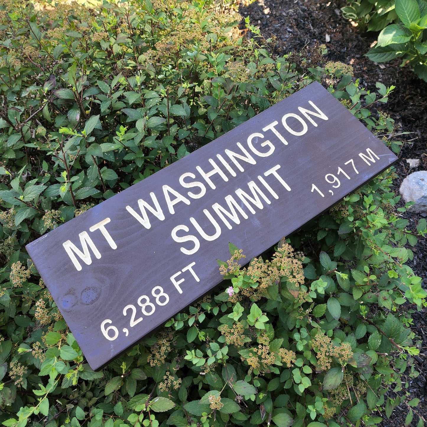 Carved Mount Washington Summit Sign | Wooden Sign | Nature Decor | Gift for Hikers |  State Artwork | New Hampshire | Mountain