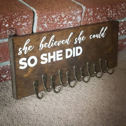 She Believed She Could Medal Display