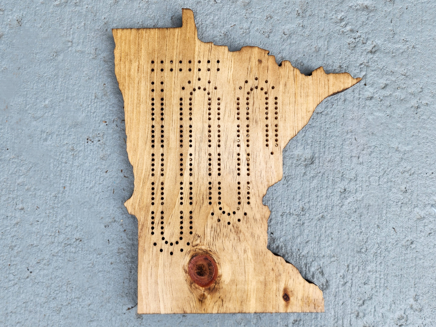 2 Track Minnesota Cribbage Board