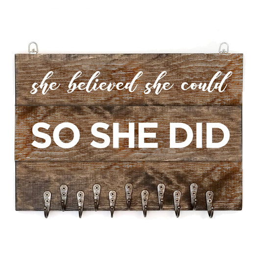 She Believed She Could Medal Display