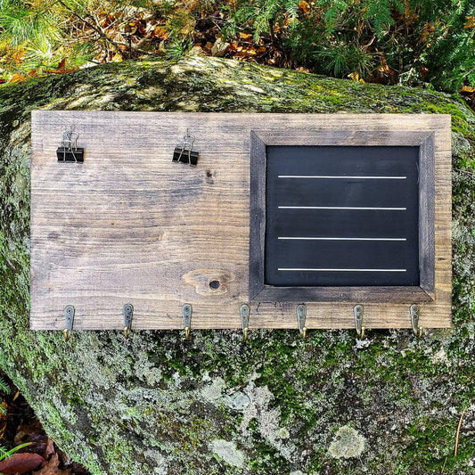 Medal Display with Bib Holder and Chalkboard