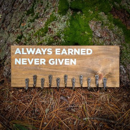 Always Earned Medal Display