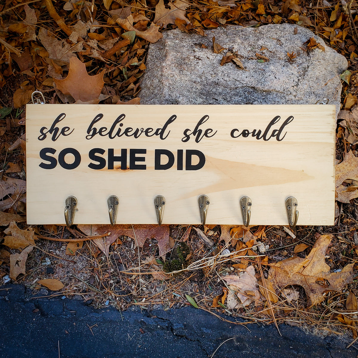 She Believed She Could Medal Display