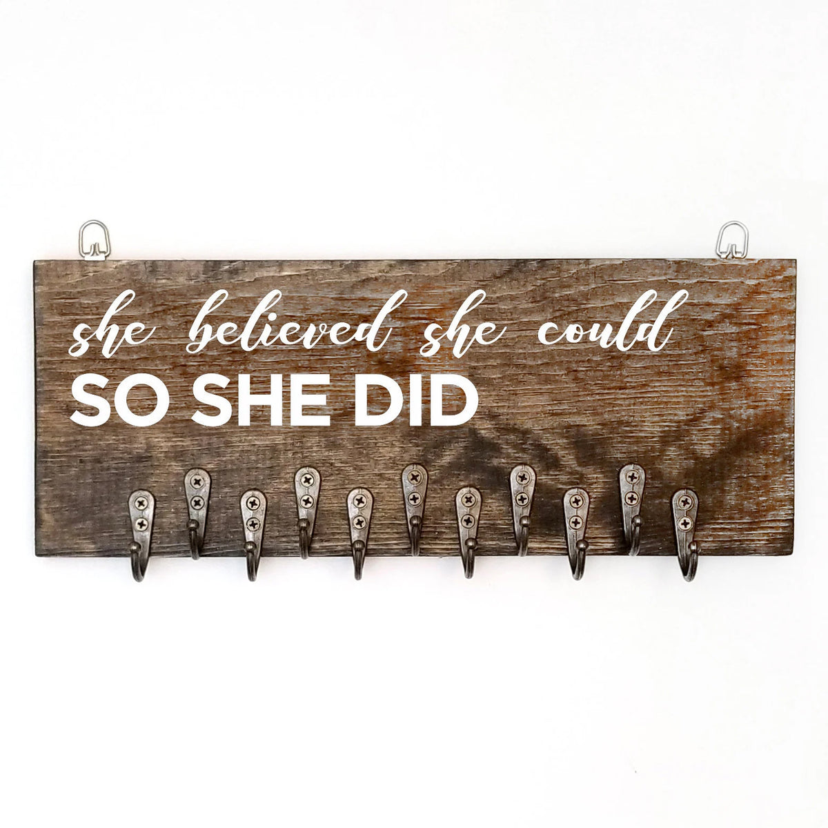 She Believed She Could Medal Display