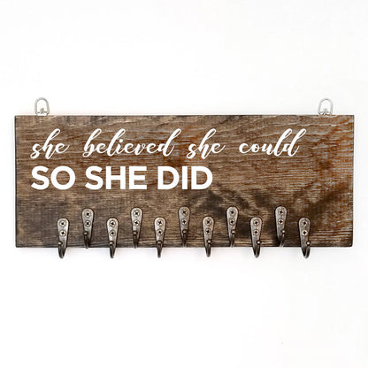 She Believed She Could Medal Display