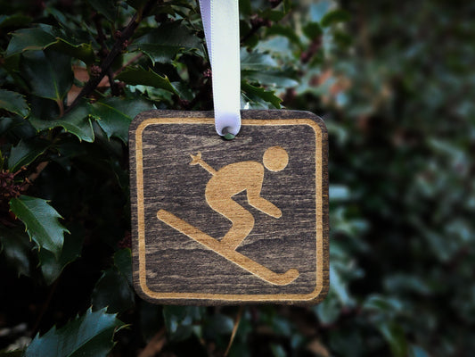 Ski Ornament