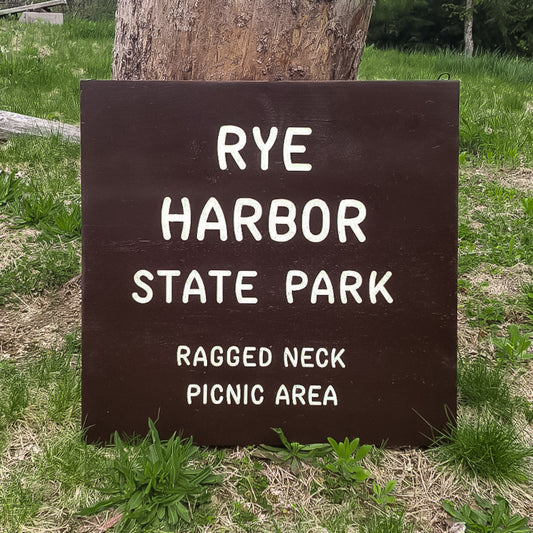 Rye Harbor State Park Painted Sign